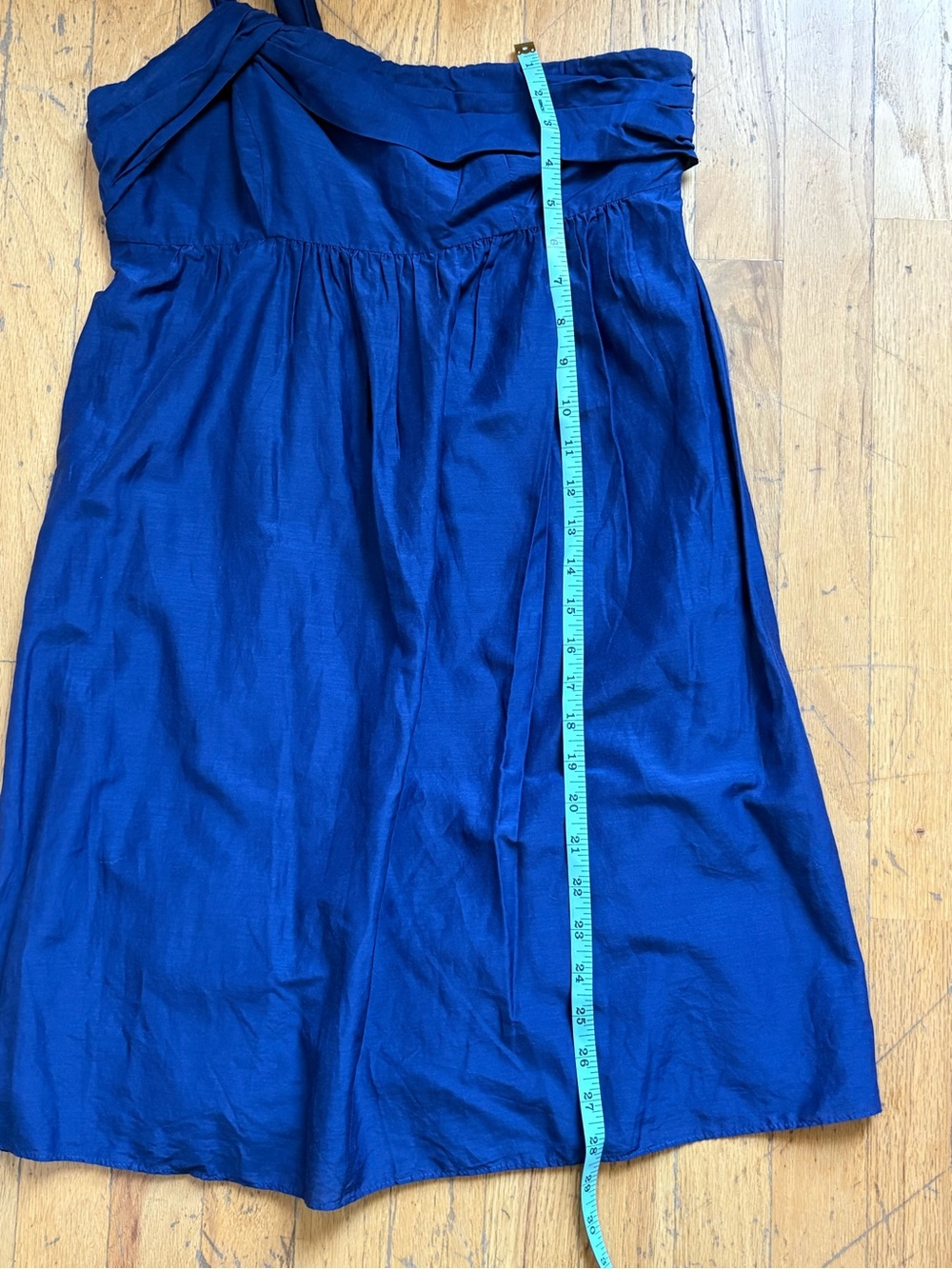 Blue Single Strap Dress by Ann Taylor Loft Size 4 - Picture 5 of 9